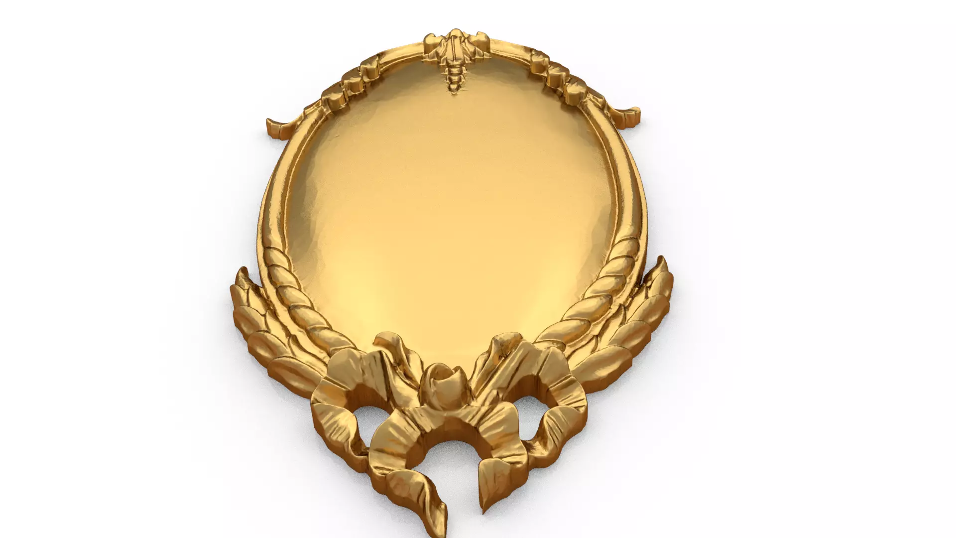 Classic decor ornament carved 71 3D model_4