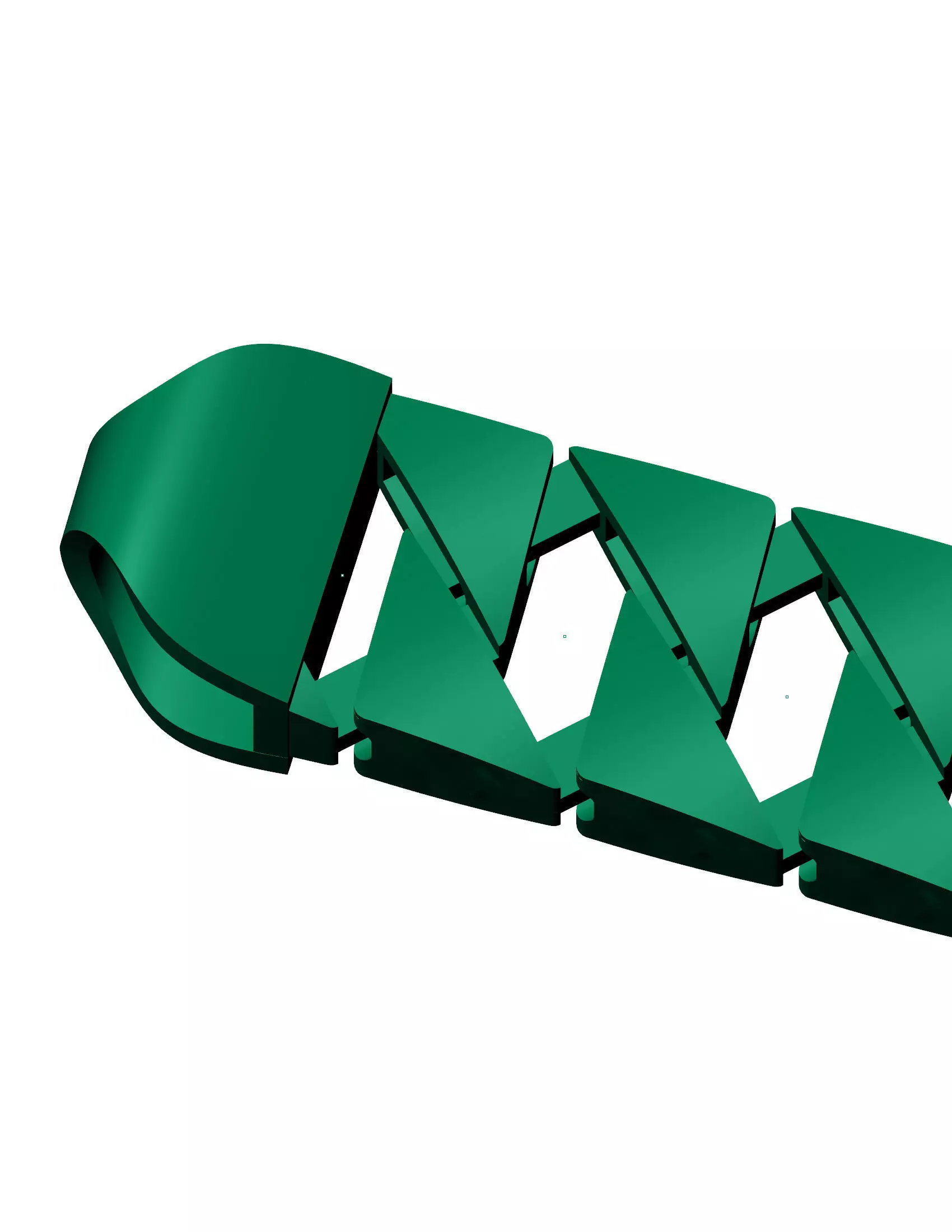 6mm Top Sold Cuban 3D Chain and Bracelet Model at Low Cost 3D print model_5