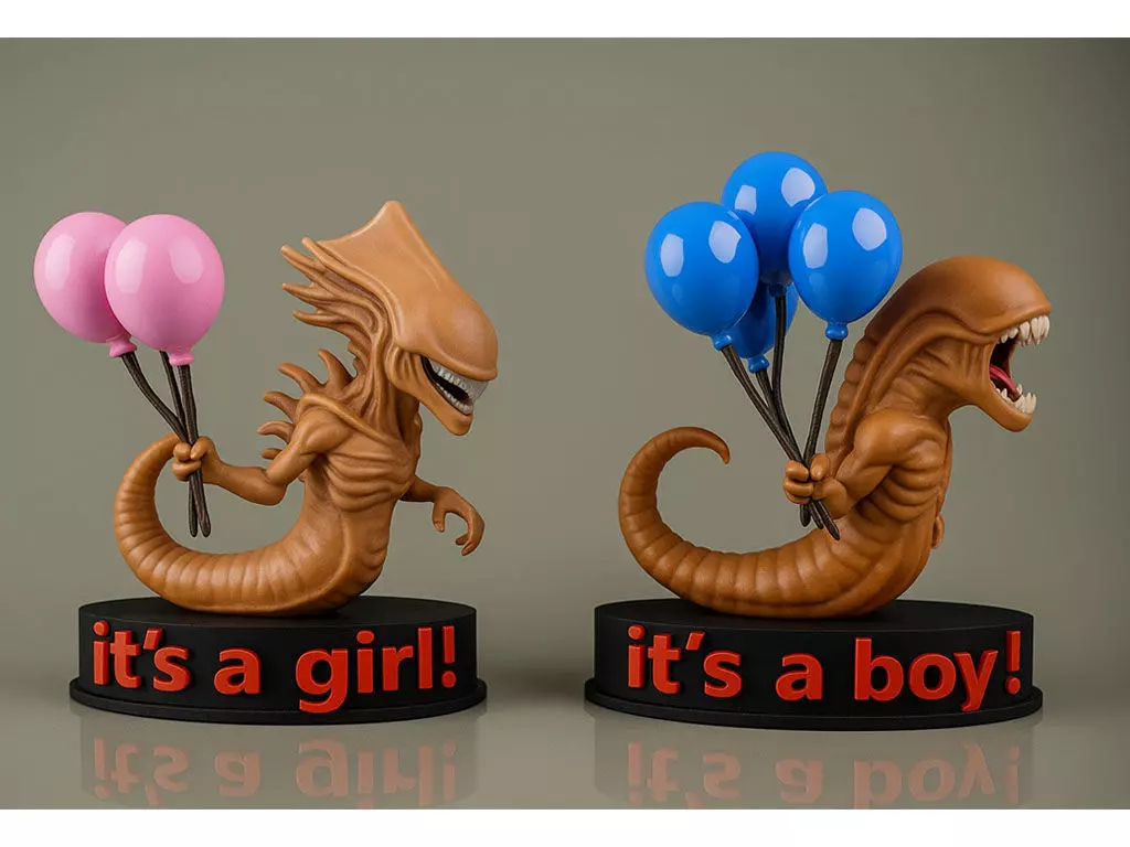 Aliens - Baby Shower 3D print model