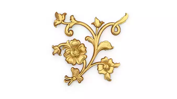 Classic decor ornament carved 72