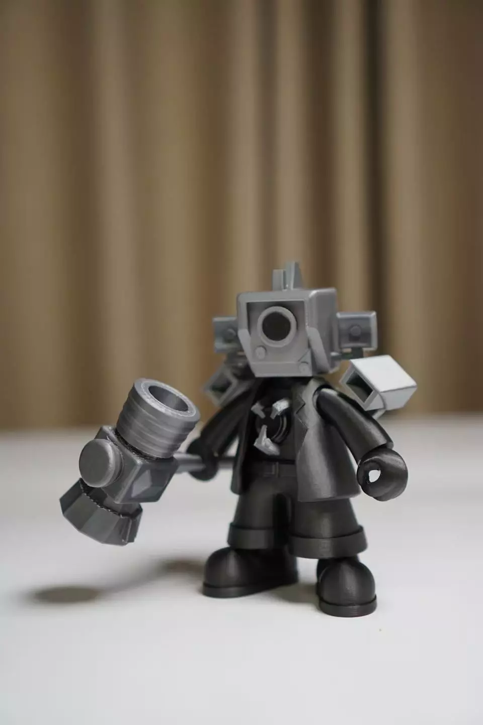 Titan Cameraman 3D print Action Doll  3D print model_5