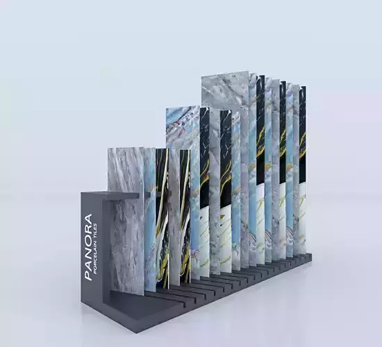 Tiles Display Floor Gondola