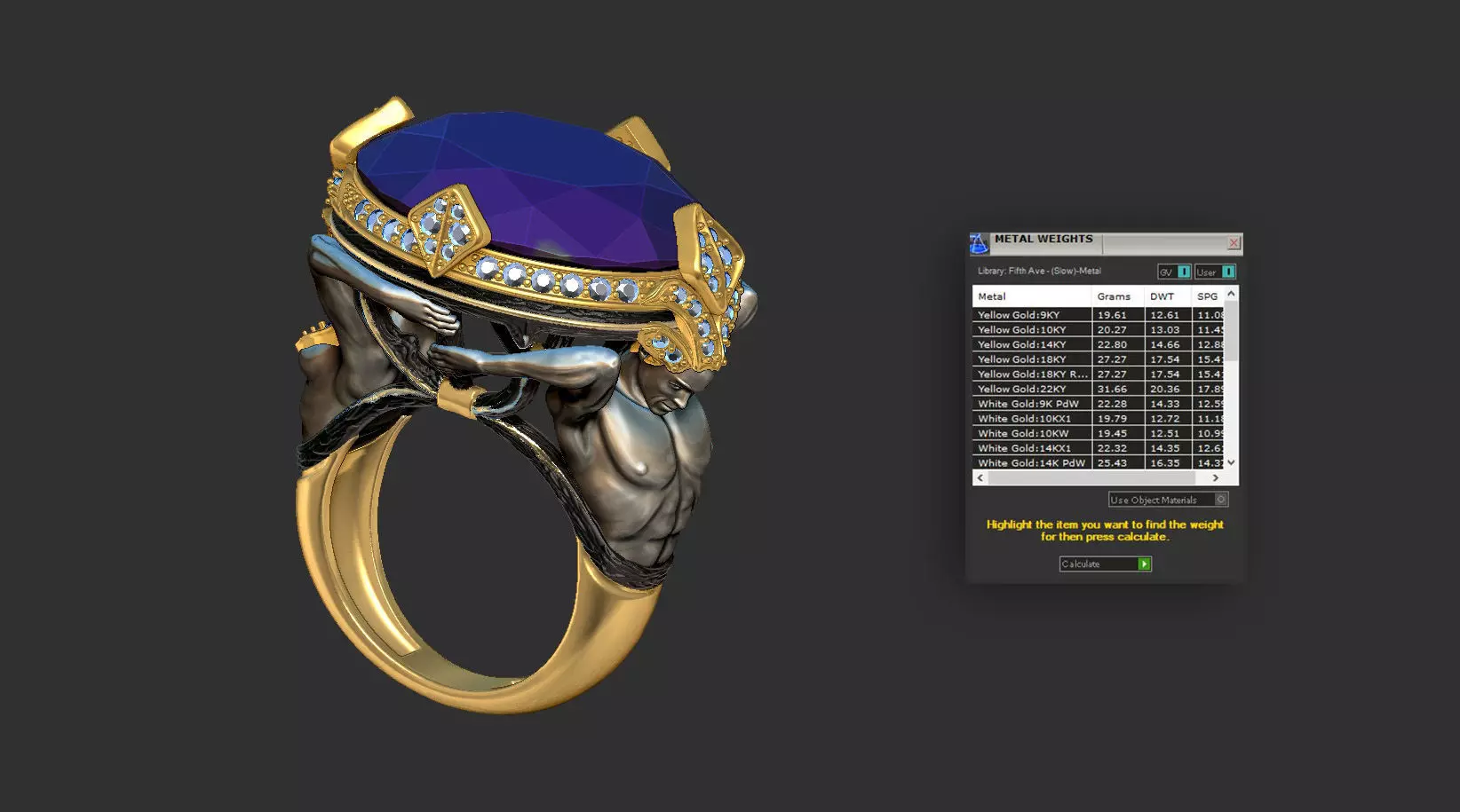Versailles Legacy Ring 3D print model_5
