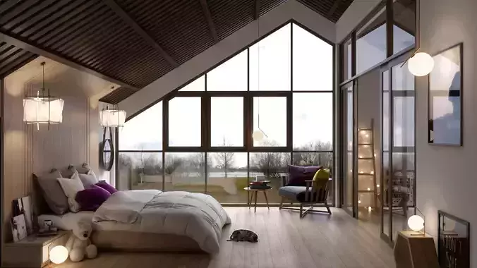 Cabin Bedroom
