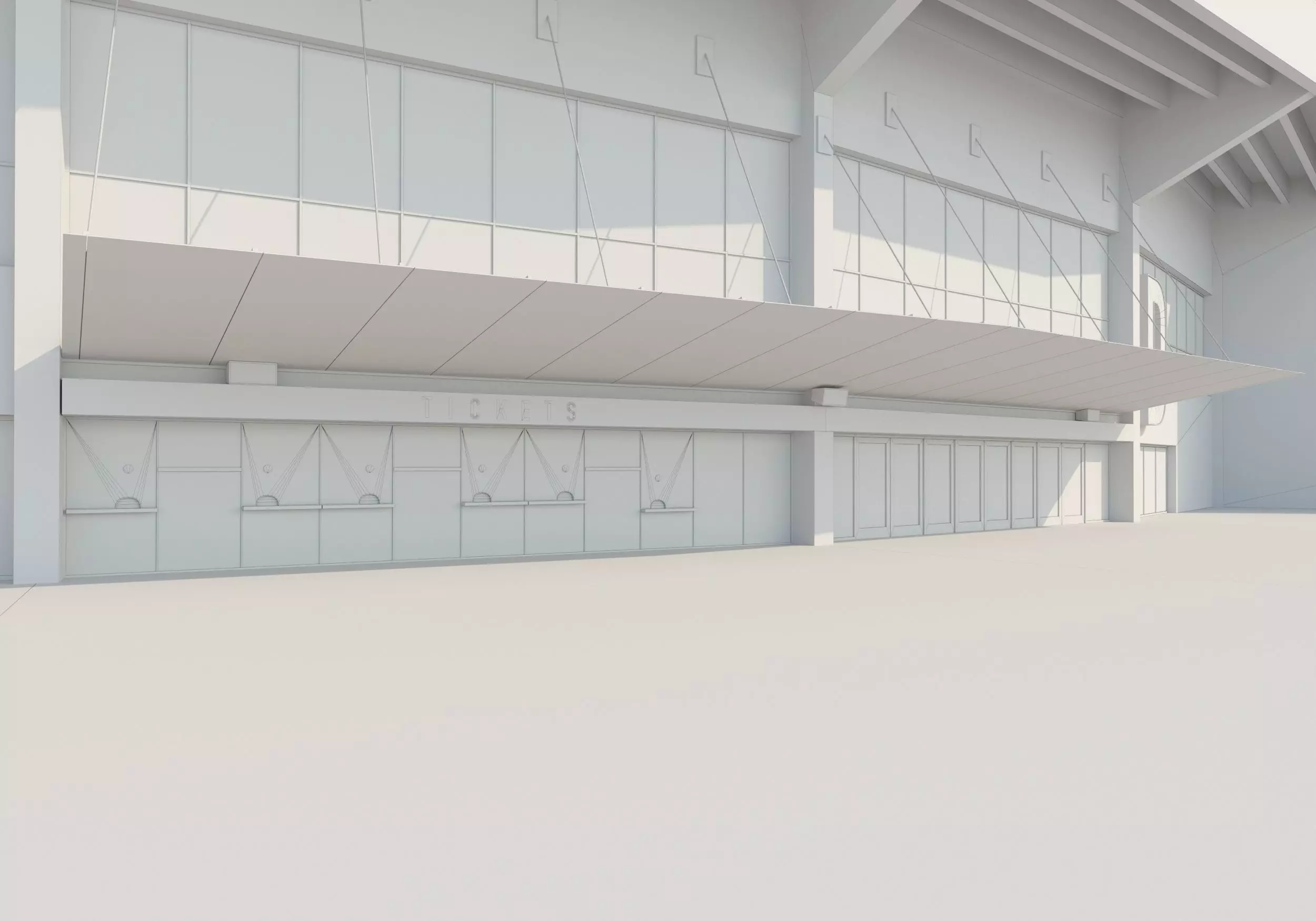 BC Place stadium 3D model_21