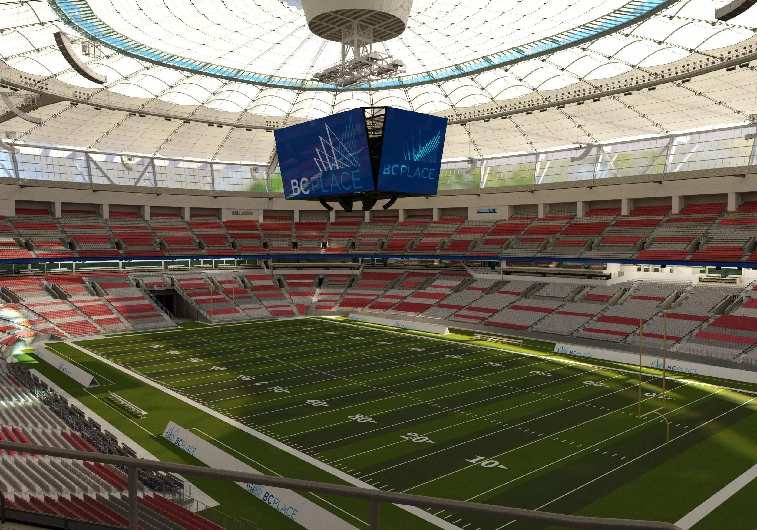 BC Place stadium 3D model_7