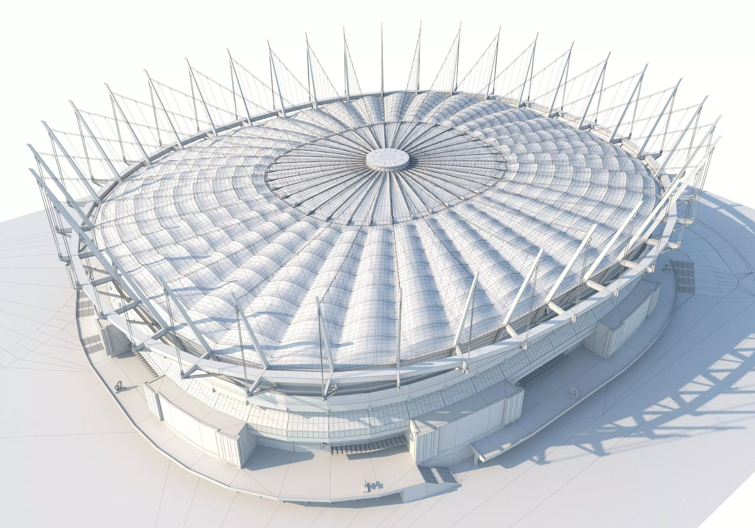 BC Place stadium 3D model_17