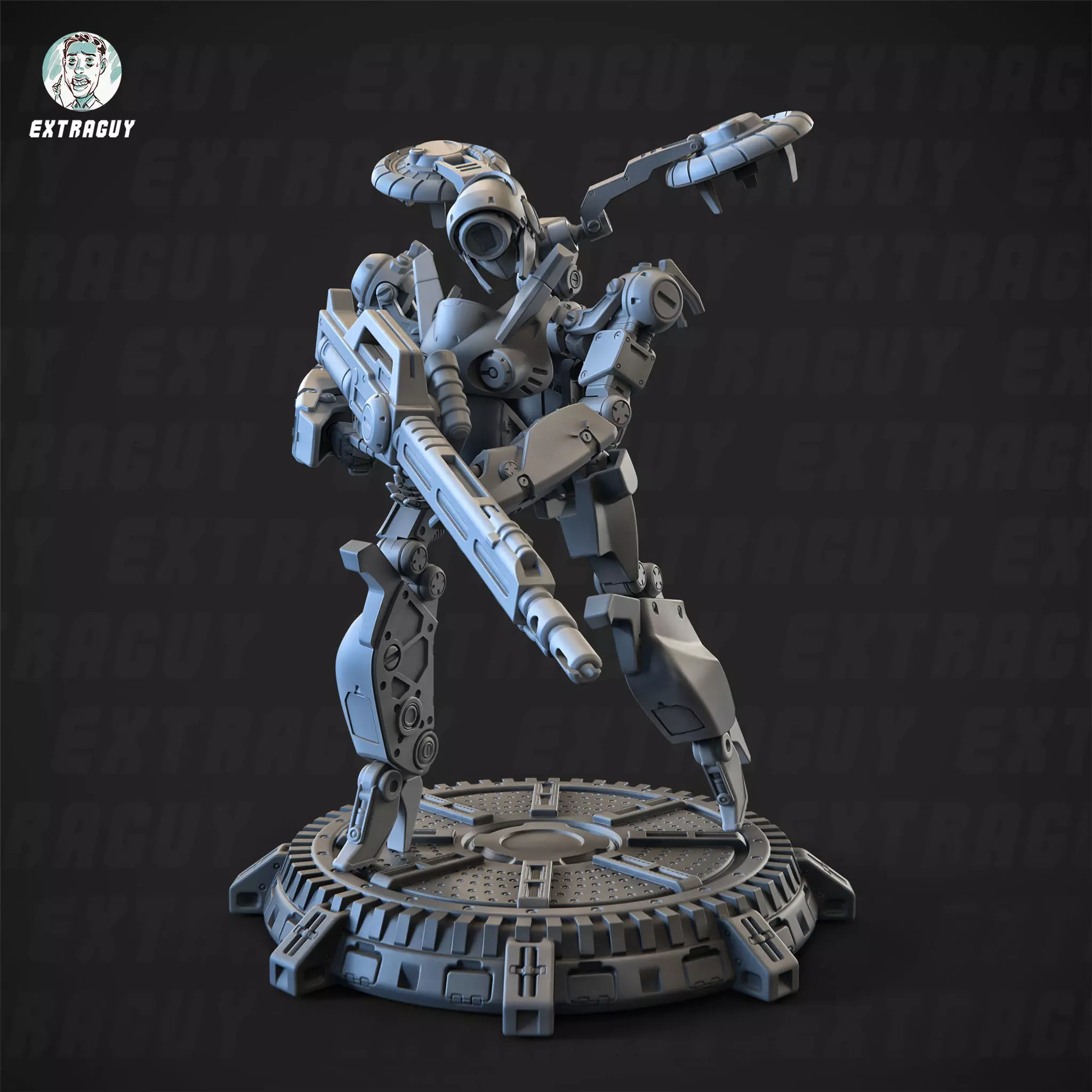 Motoservant Poseable Set 170mm 3D print model