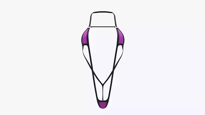 Swimsuit SMS 54 Low-poly 3D model