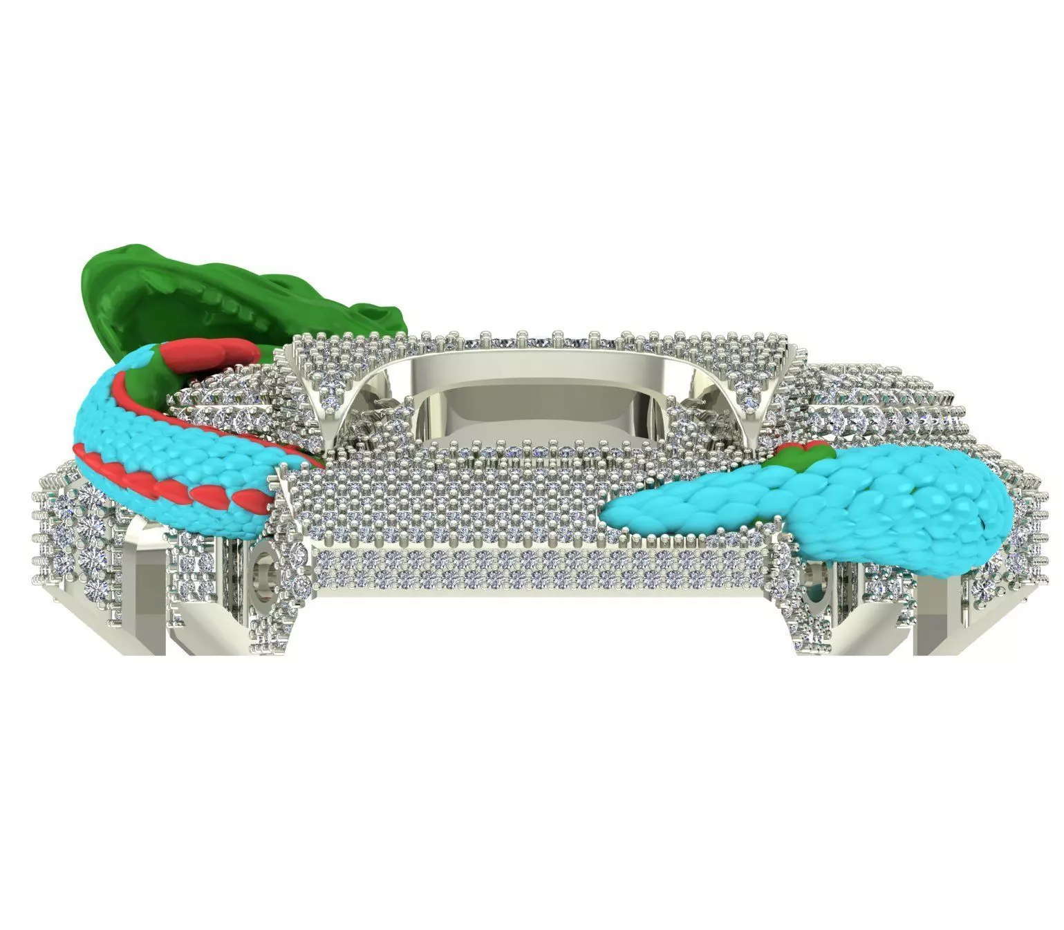 Dragon G-Shock  case 3D print model 3D print model 3D print model_6