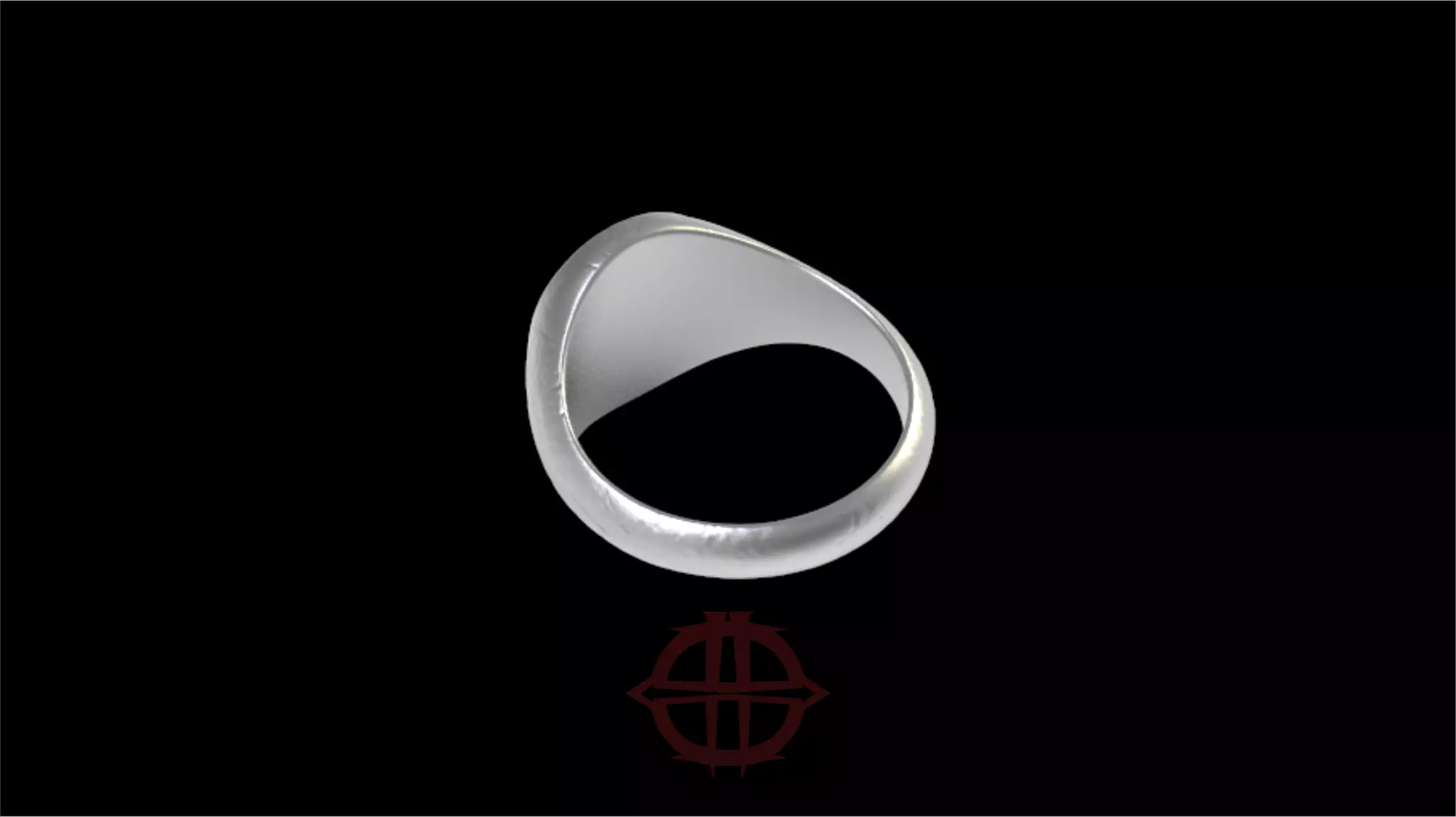 SWALLOW SIGNET RING 3D print model_5