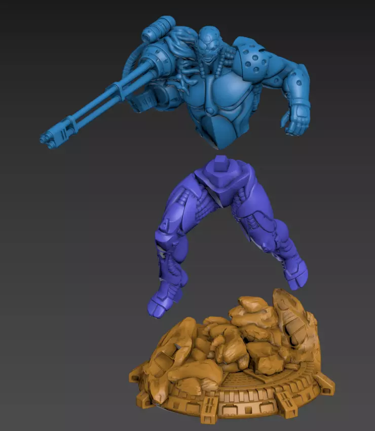 BGC Bloomers Boost Unit 130mm and 32mm 3D print model_11