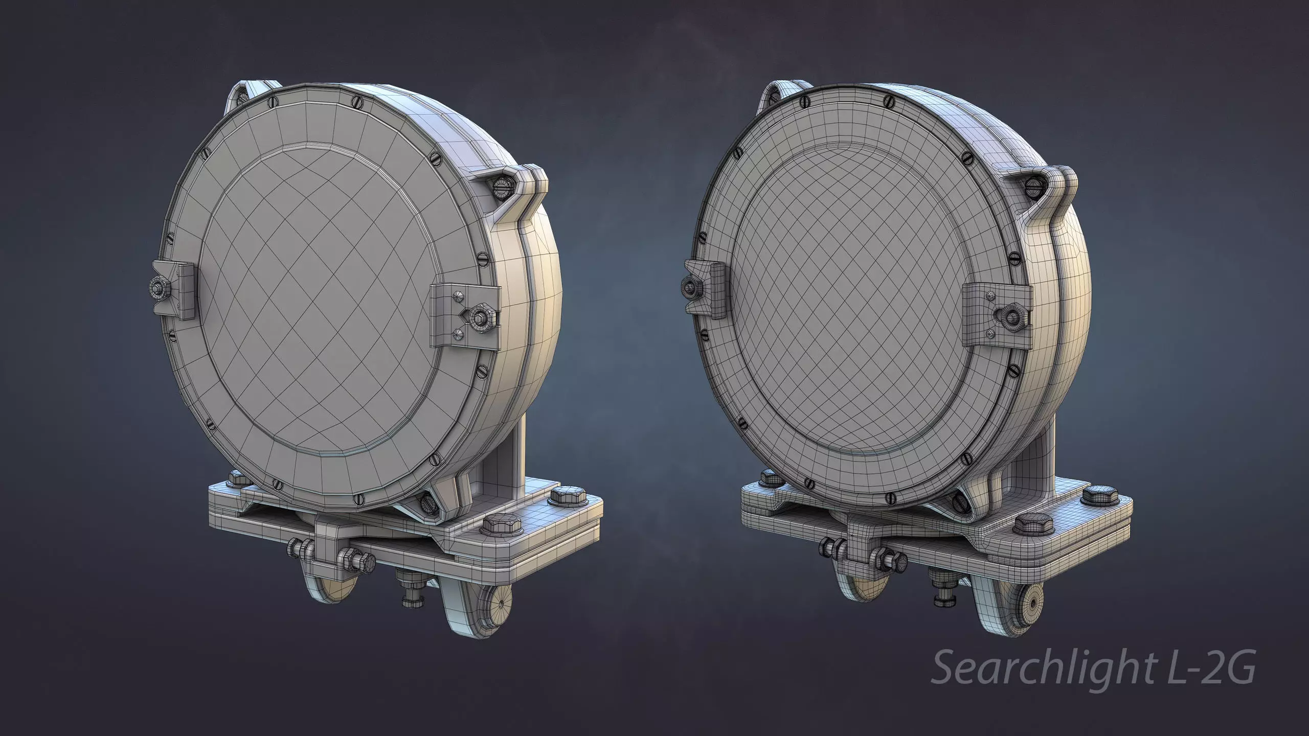 Soviet Military Lights High-Poly Collection 3D model_23