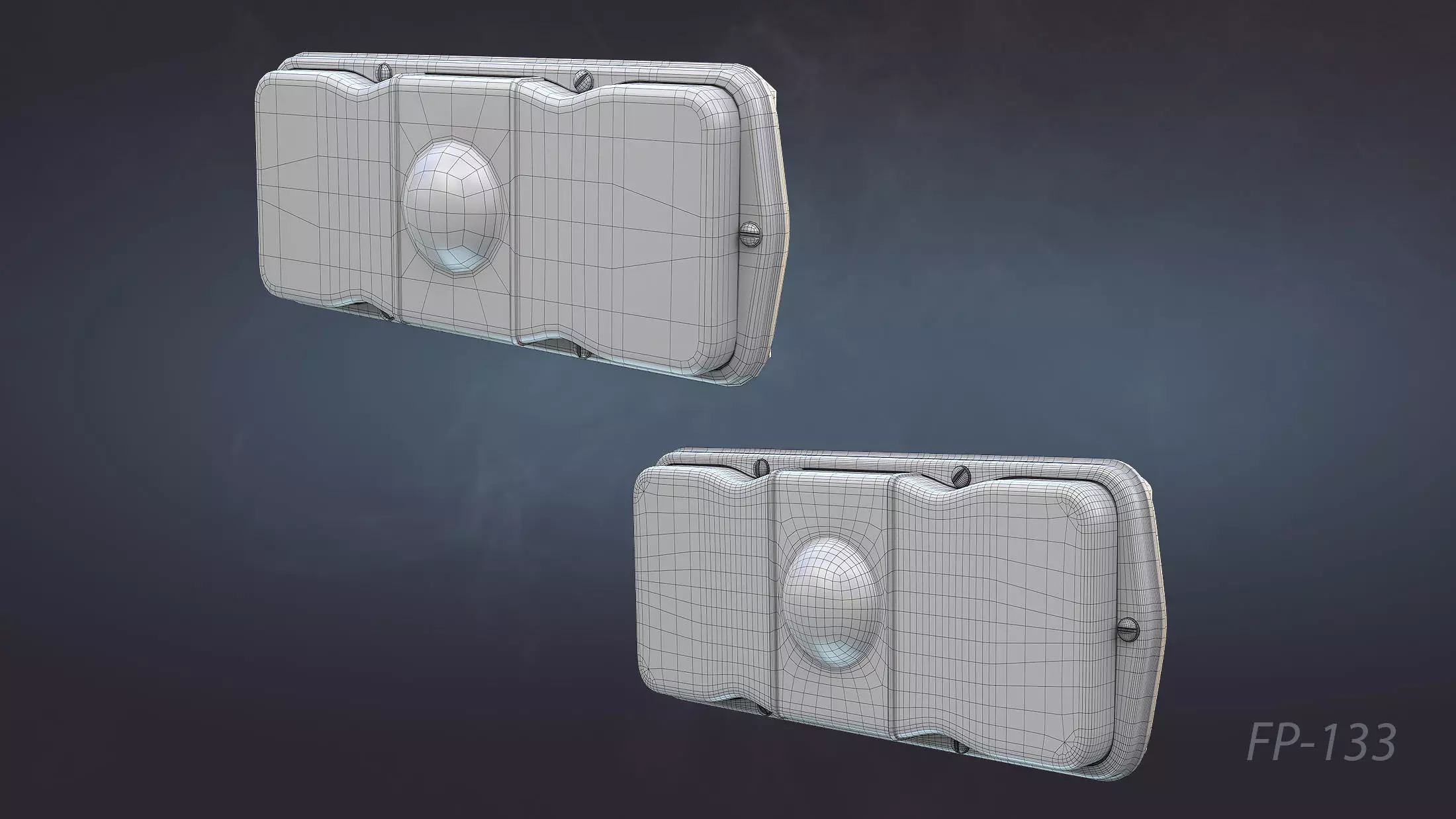 Soviet Military Lights High-Poly Collection 3D model_18