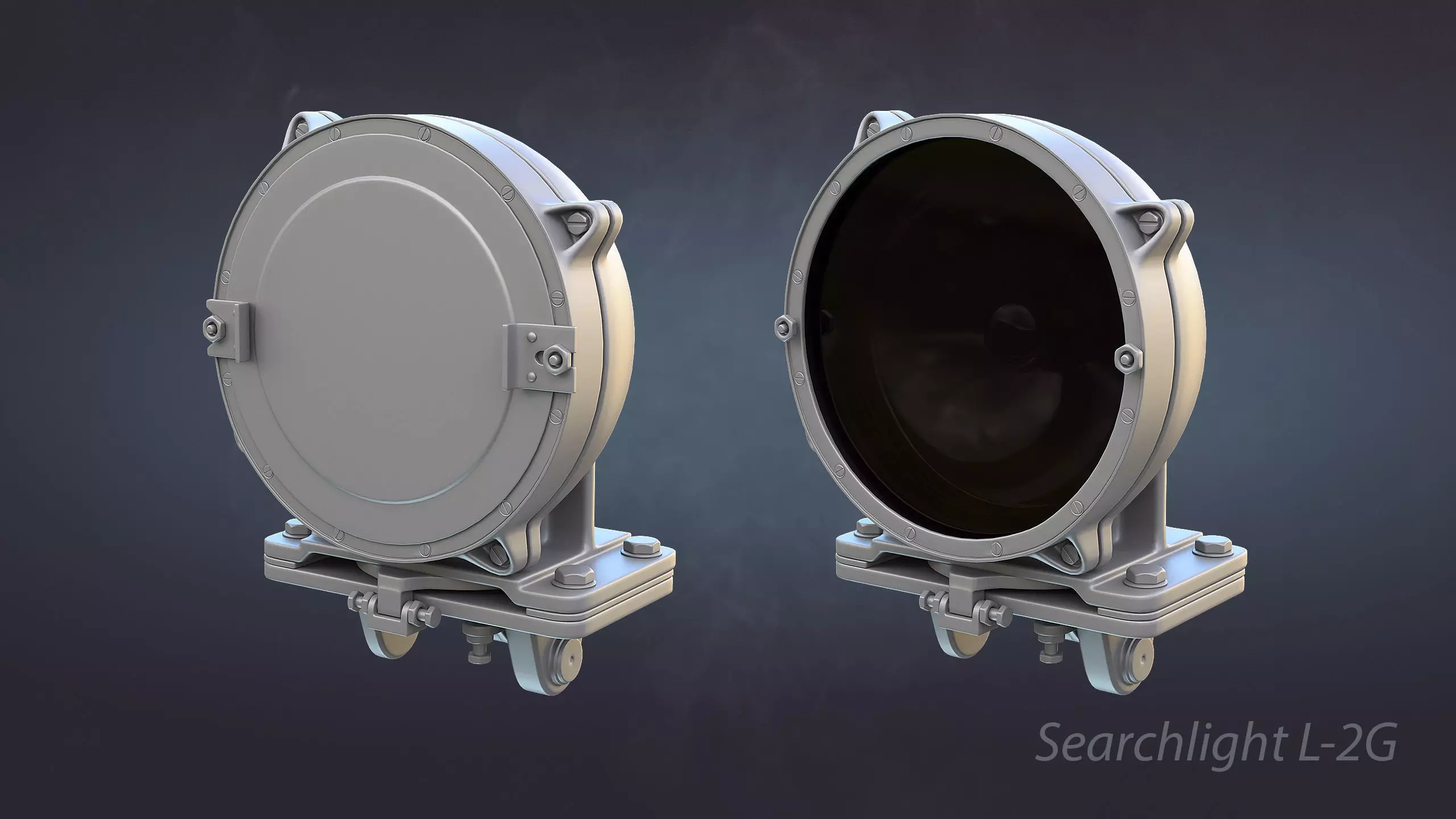 Soviet Military Lights High-Poly Collection 3D model_21