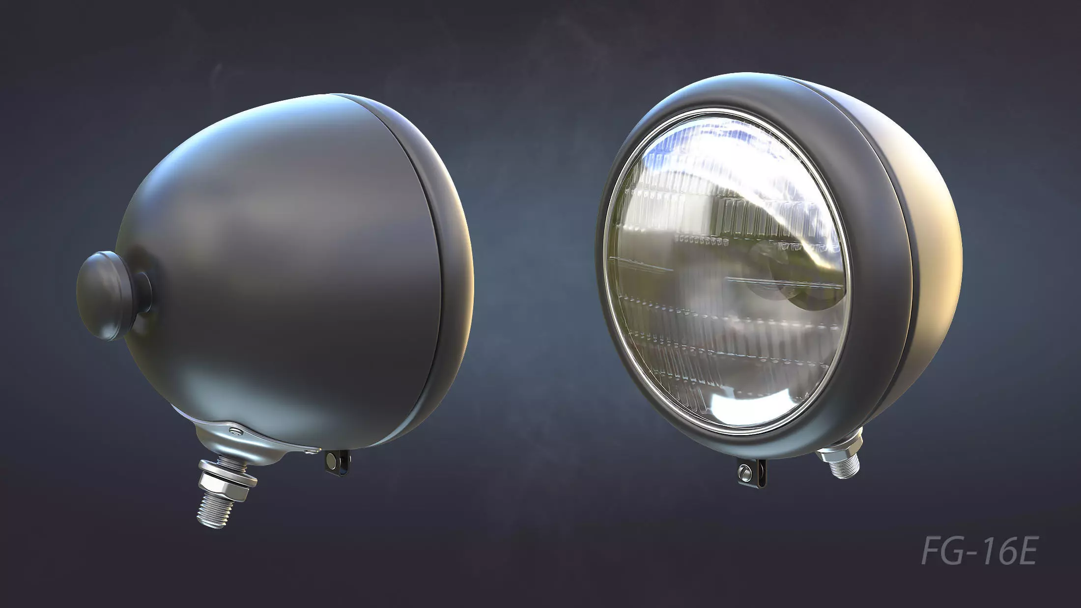 Soviet Military Lights High-Poly Collection 3D model_13