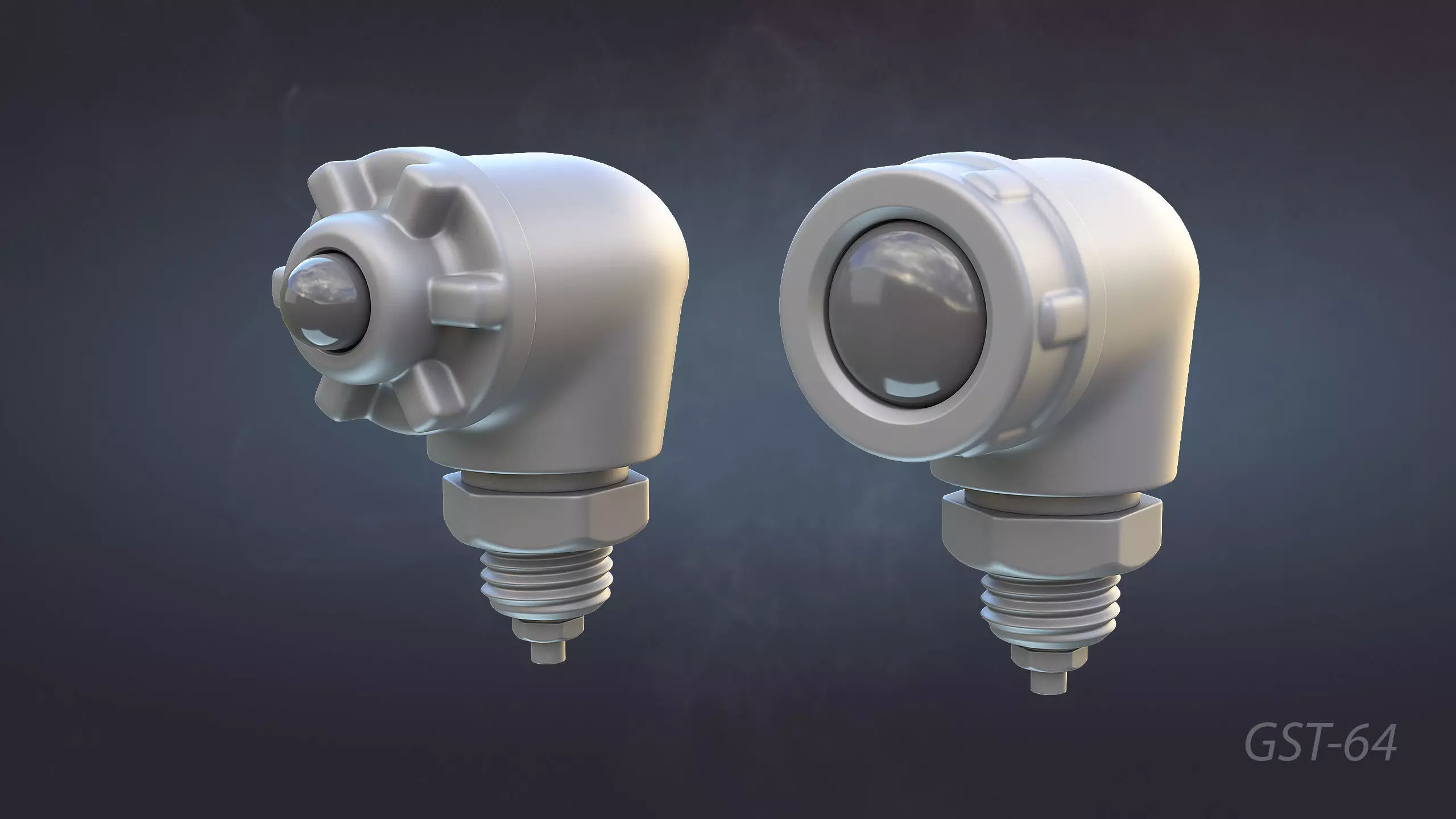 Soviet Military Lights High-Poly Collection 3D model_24