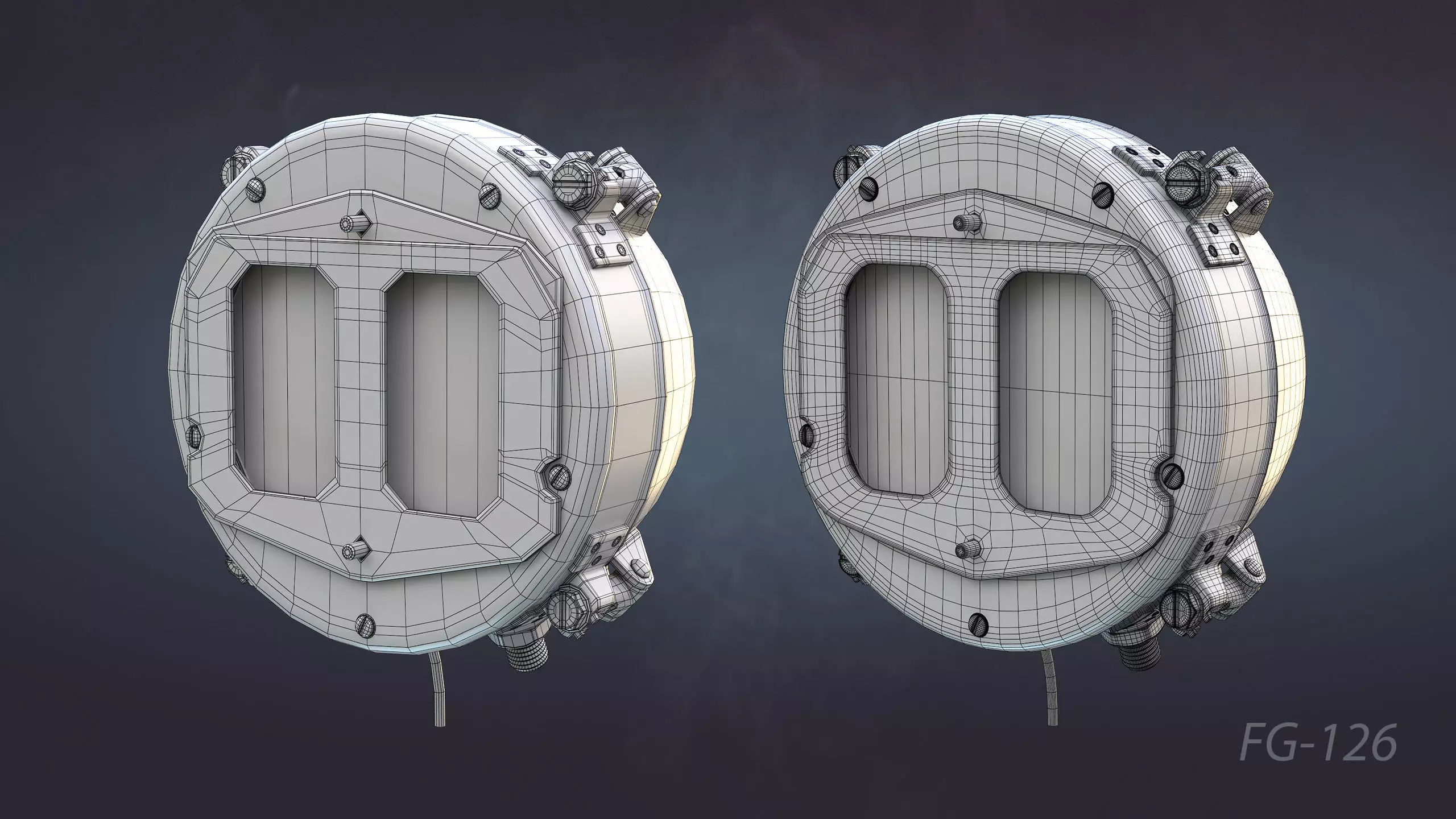 Soviet Military Lights High-Poly Collection 3D model_20