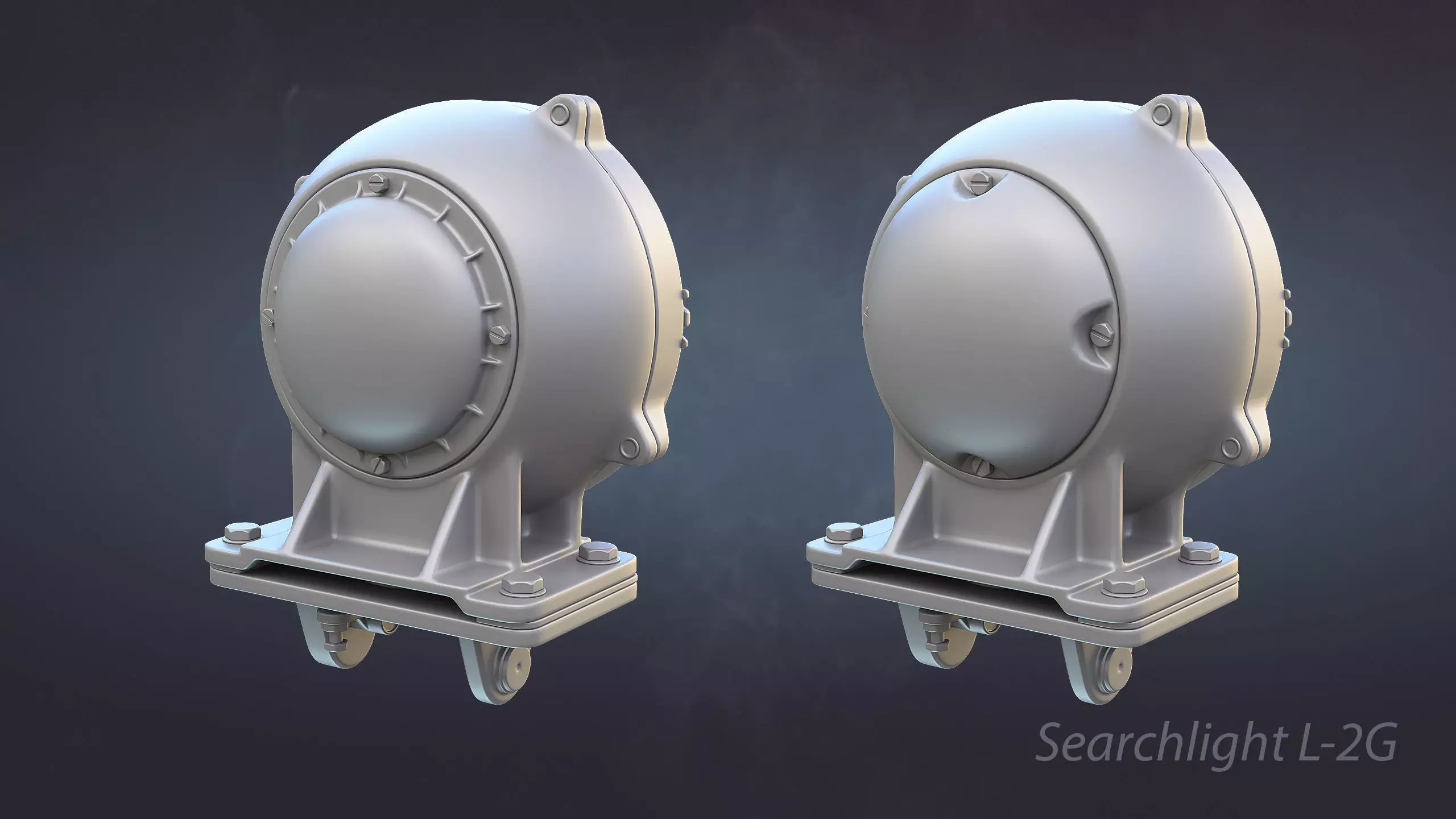 Soviet Military Lights High-Poly Collection 3D model_22