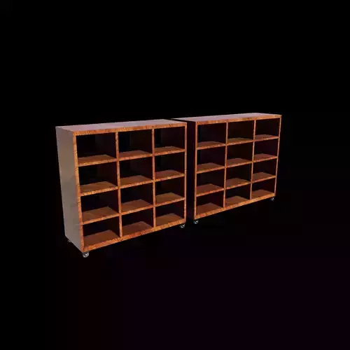 Cube shelving unit 3D model
