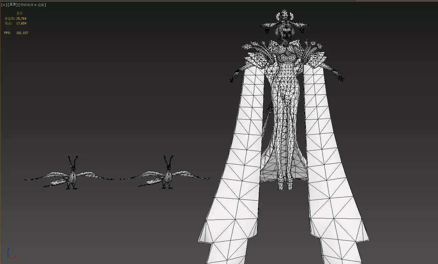 Heroine Wu Zetian Low-poly 3D model_23