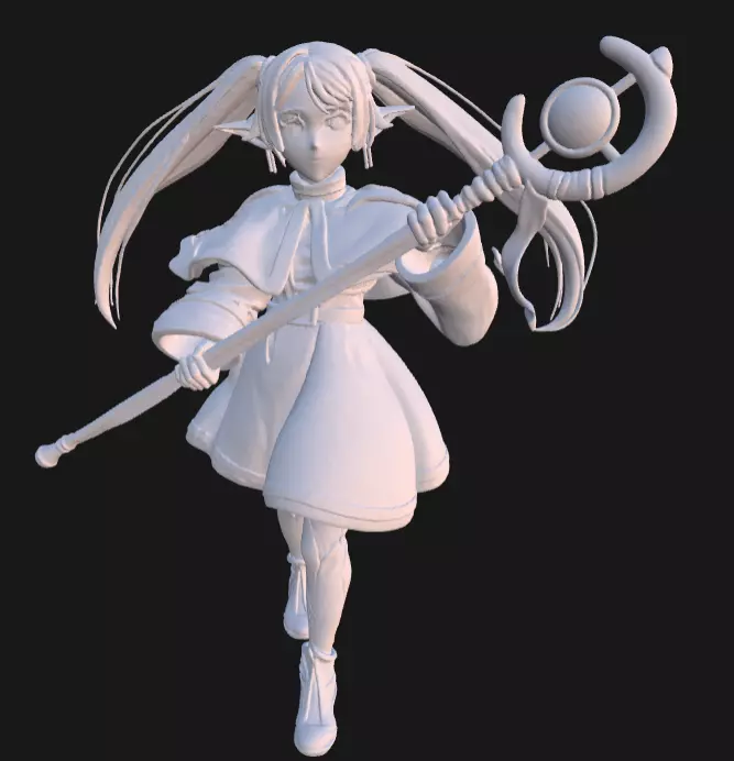 Frieren 3D print model_1