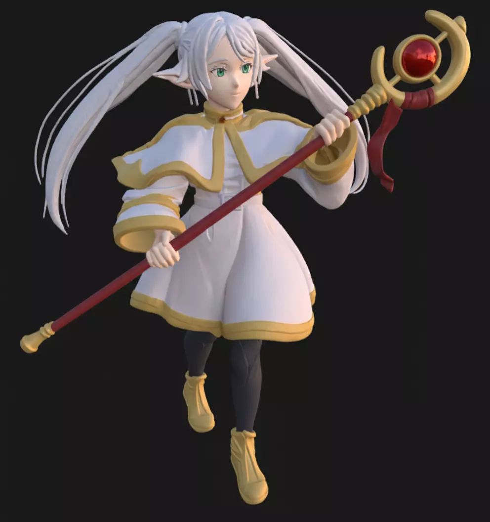 Frieren 3D print model_0