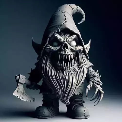 Skull-Faced Horror Gnome