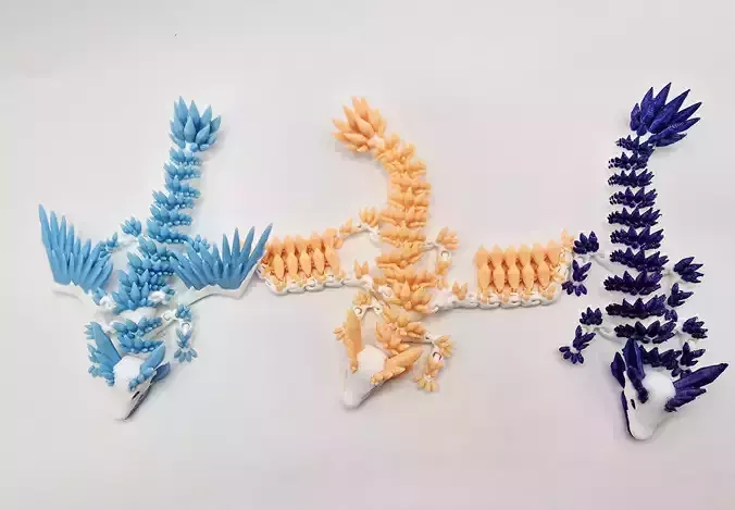 Articulated Fantasy Dragon Model