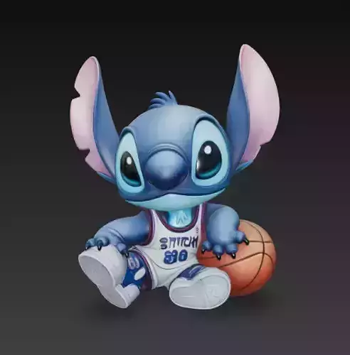 Stitch - basketball