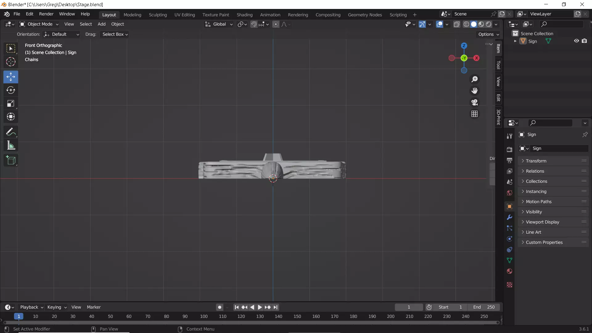 Garden Sign and Attachments 3D print model_20