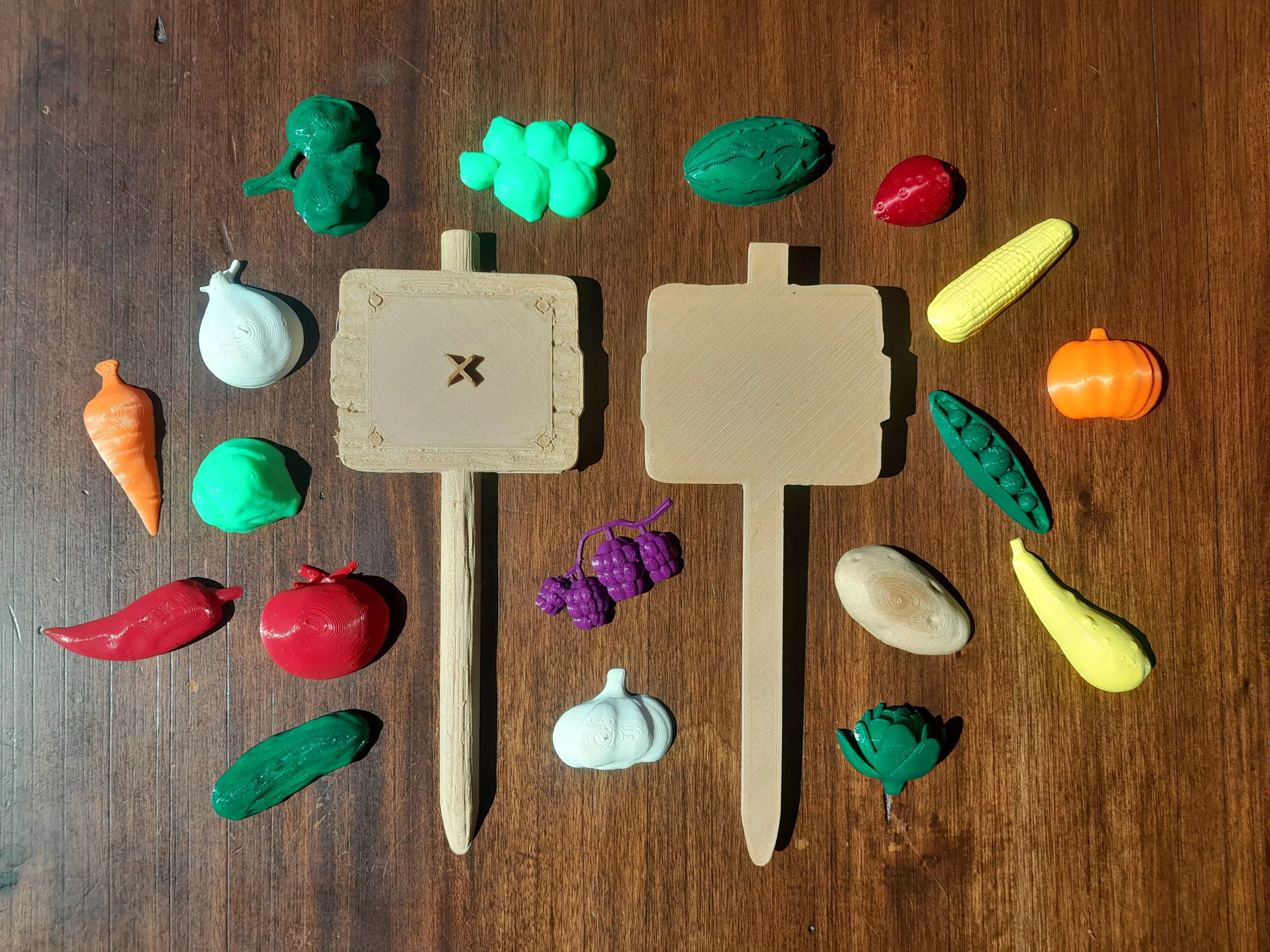 Garden Sign and Attachments 3D print model_0