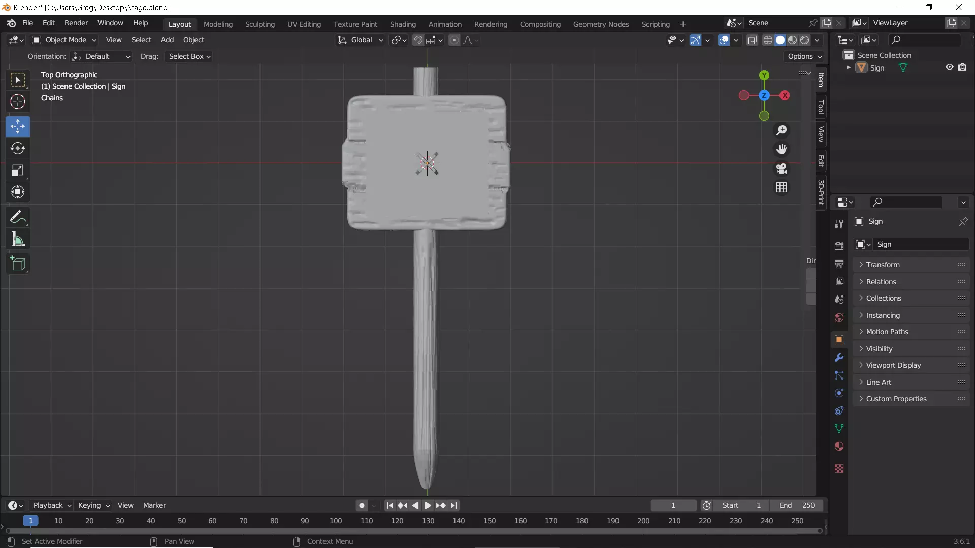 Garden Sign and Attachments 3D print model_17