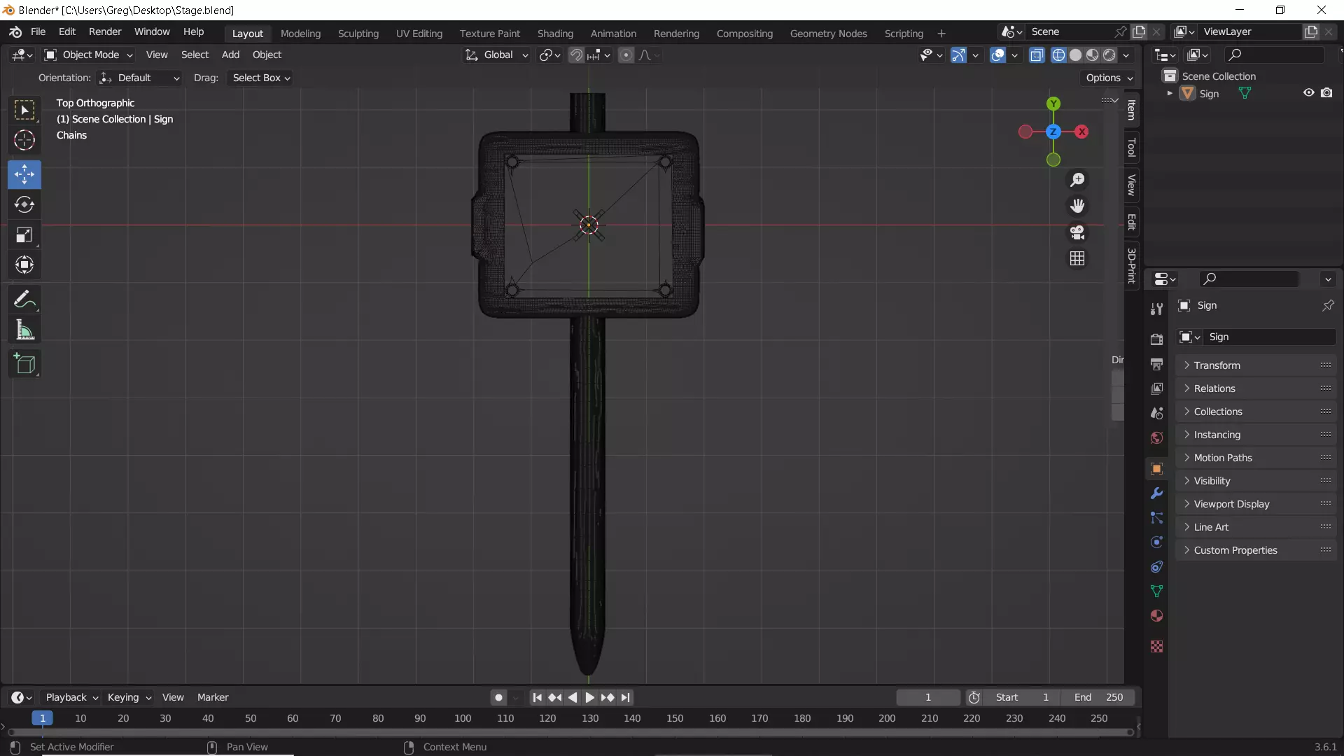 Garden Sign and Attachments 3D print model_21