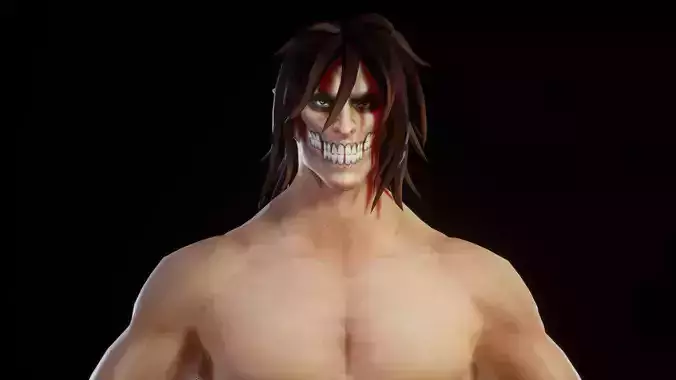 Attack on Titan - Attack Titan Eren Yeager Low-poly 3D model