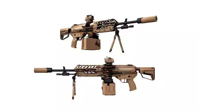 M250 light machine gun