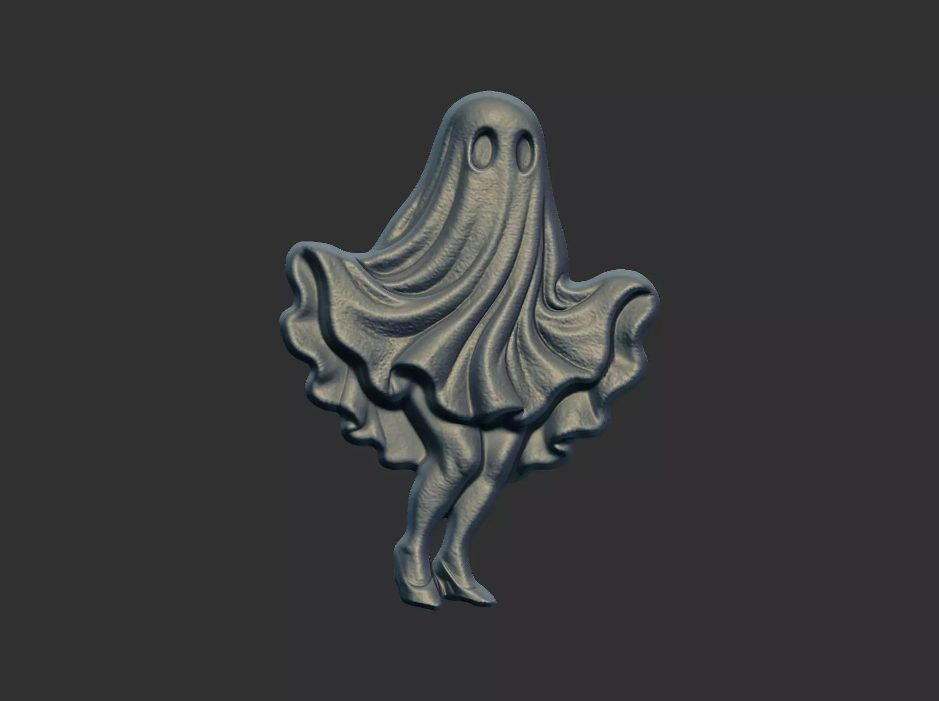 ghost halloween decor 3D print model