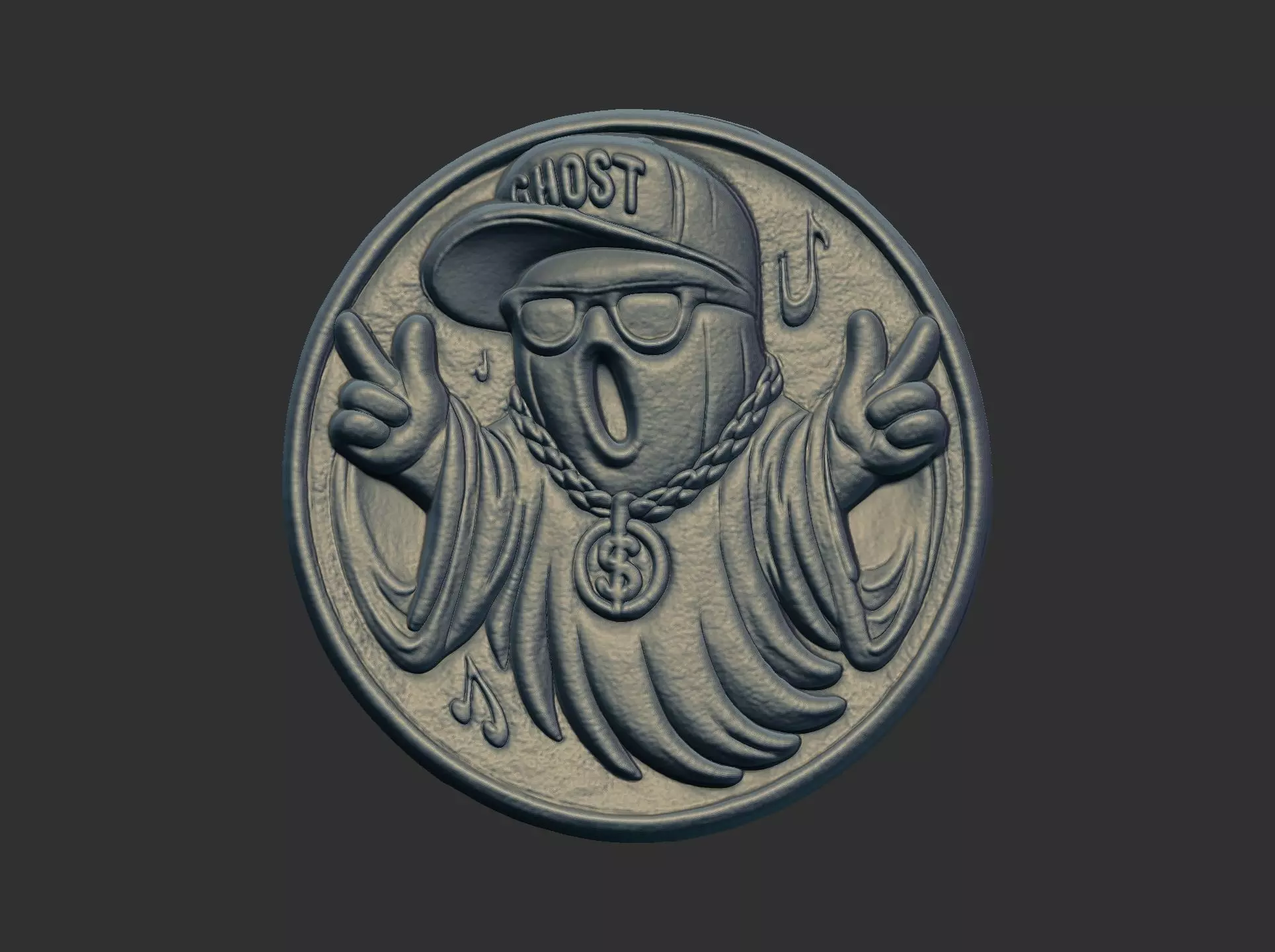 ghost decor 3dmodel 3D print model