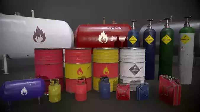 Explosive props game-ready