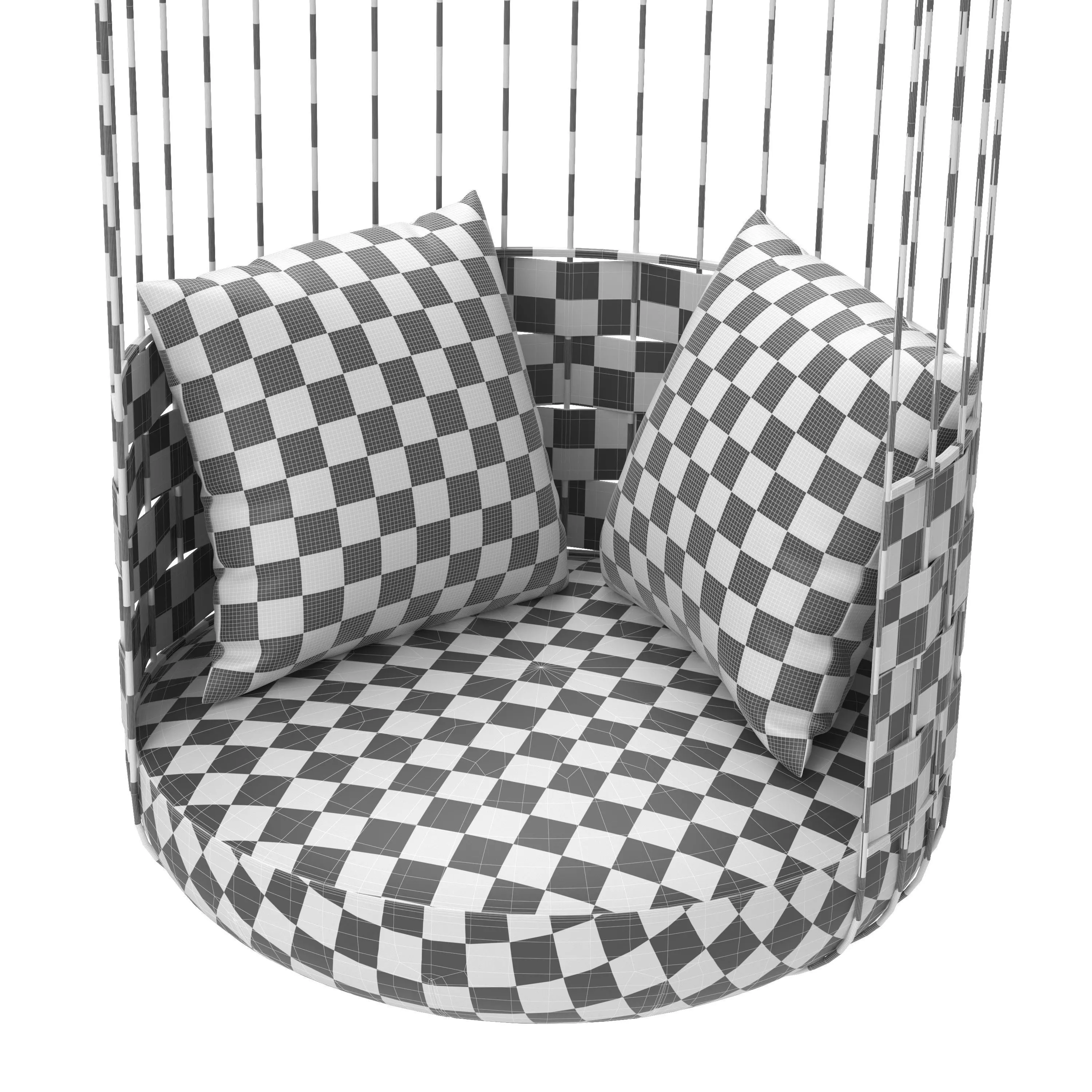 Roberto Cavalli Mai Tai chair 3D model_4