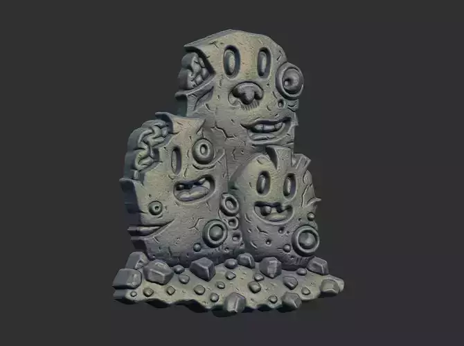 triopikeur pokeman zombie cnc model