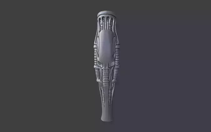 bioorganic giger style snorting tube