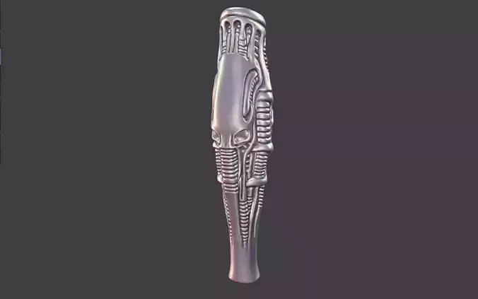 bioorganic giger style snorting tube