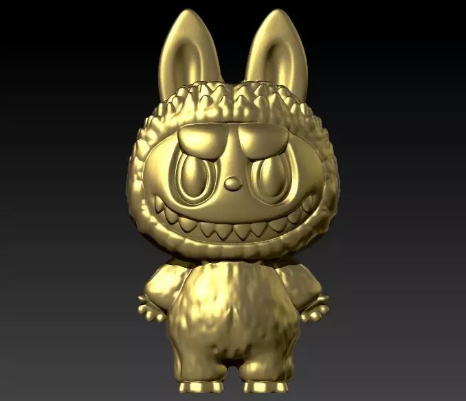 labubu pendant 3D print model_17