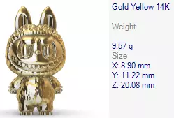 labubu pendant 3D print model_31