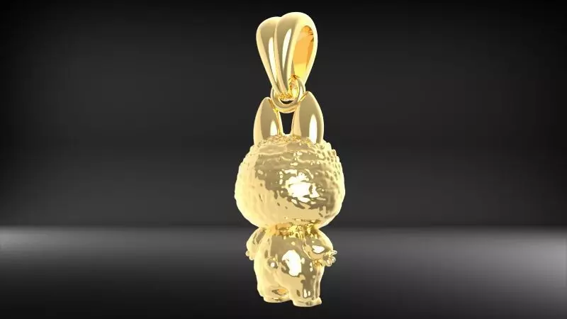 labubu pendant 3D print model_22
