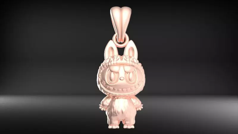 labubu pendant 3D print model_15