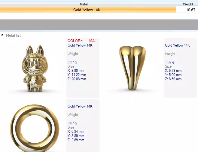 labubu pendant 3D print model_30