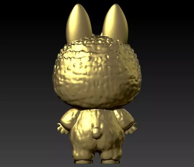 labubu pendant 3D print model_14