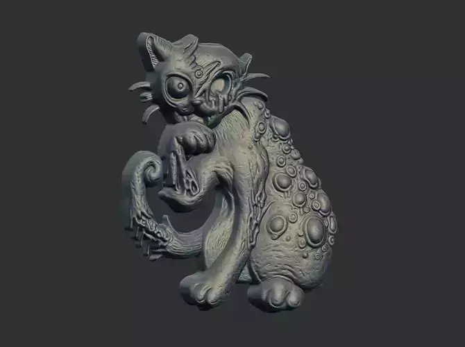 persian pokeman zombie cnc model